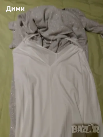 Рокля с нишки от лурекс, снимка 4 - Рокли - 47917928