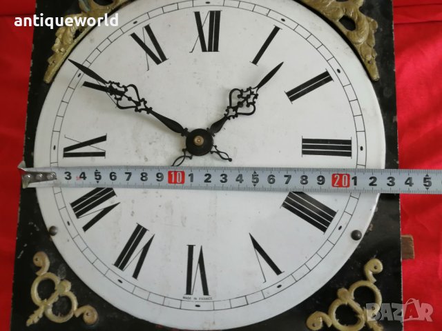 Стар Френски Часовников Механизъм за Паркетен Часовник, снимка 9 - Антикварни и старинни предмети - 41753784