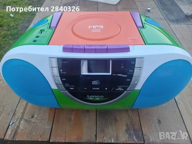 Радиокасетофон, Lenco,DAB+, CD/MP3, , снимка 2 - Радиокасетофони, транзистори - 53826643