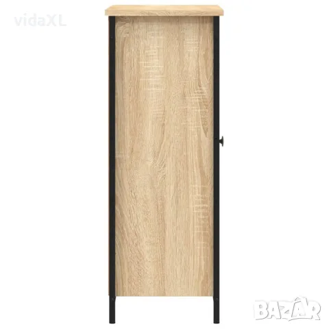 vidaXL Страничен шкаф, дъб сонома, 70x30x80 см, инженерно дърво, снимка 7 - Бюфети - 56148074