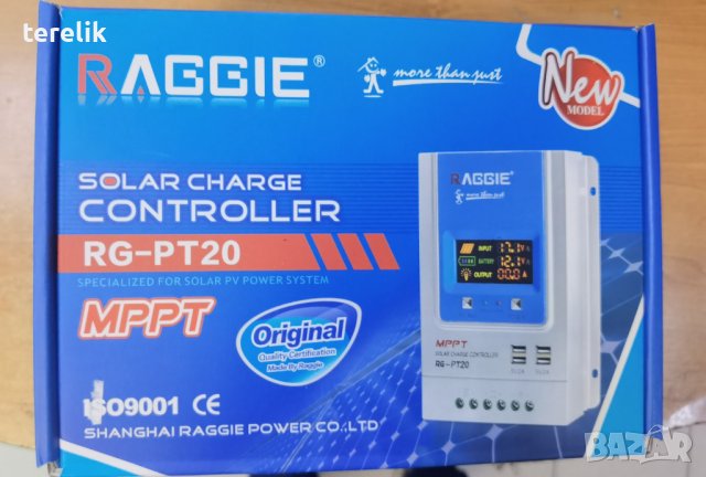 -100лв Raggie НОВИ Контролер Automat, MPPT, 12V, 24V, 60A, Kонтролер за соларни панели