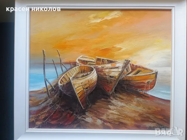 Картини изработени с маслени бои в/у платно, снимка 7 - Картини - 36310065