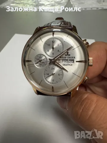  Мъжки автоматичен часовник Reef Tiger Seattle RGA1699 Rose Gold