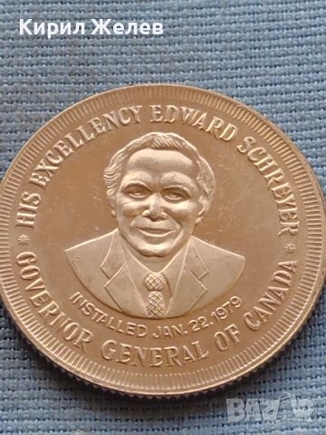 Монета 1 долар Червена река Канада губернатор Едуард Щтрайер 30403, снимка 5 - Нумизматика и бонистика - 42725759