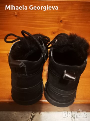 Дамски боти от естествена кожа Eva Minge, снимка 3 - Дамски боти - 39516023