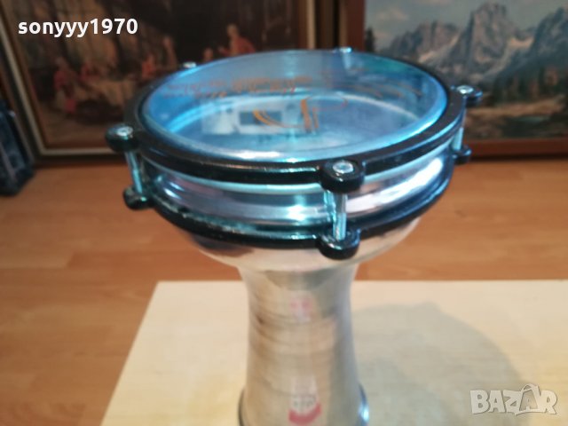 ГОЛЯМА ИНОКСОВА 40СМ-ТАРАМБУКА ОТ СИРИЯ 0802221942, снимка 4 - Ударни инструменти - 35721381