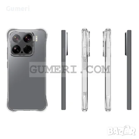Xiaomi 15 Противоударен Прозрачен Гръб С Подсилени Ръбове "Air", снимка 5 - Калъфи, кейсове - 50044349
