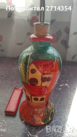 Ръчно рисуван Оливерник, снимка 3 - Антикварни и старинни предмети - 49856219