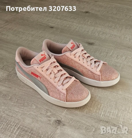 Блестящи дамски кецове "РUMA"., снимка 5 - Маратонки - 51024596