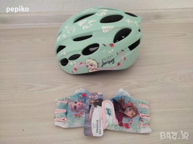 продавам колела внос от Германия Комплект НОВИ каска и ръкавици ELZA