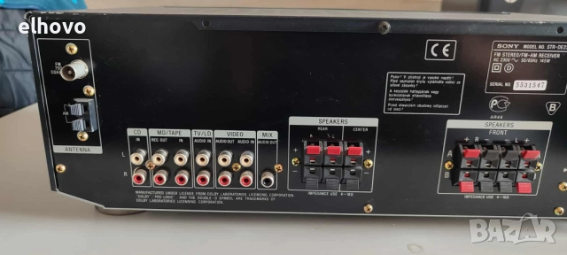 Ресивър SONY STR-DE235, снимка 6 - Ресийвъри, усилватели, смесителни пултове - 51834014