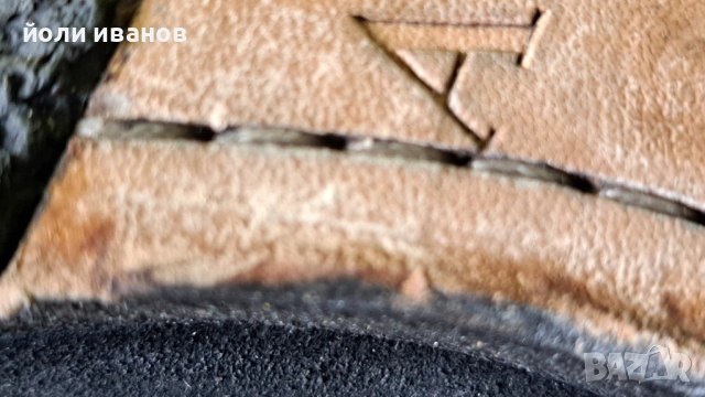 AJ-ARMANI JEANS-кожени шити,суров каучук ботуши-43, снимка 13 - Мъжки ботуши - 53783596