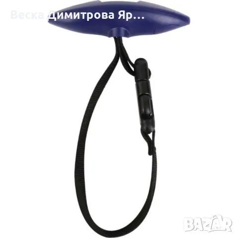 Везна за багаж, 50кг., Дигитална, 1бр. батерия, Син, снимка 4 - Друга електроника - 47566949