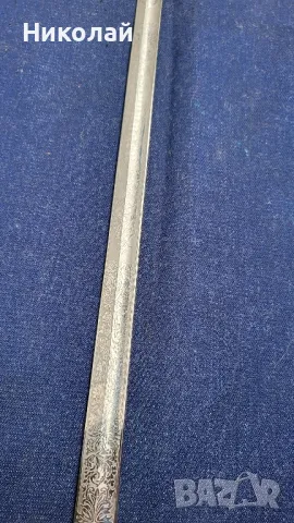 Офицерска Швеция военноморска сабя модел 1878г., снимка 6 - Антикварни и старинни предмети - 50305313