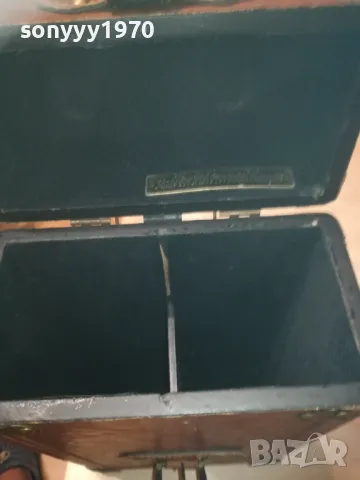 IRISH-КРАСИВА КУТИЯ С КОЖА И МЕД МЕСИНГОВ ОБКОВ LHD1E2409240755, снимка 14 - Антикварни и старинни предмети - 47336869