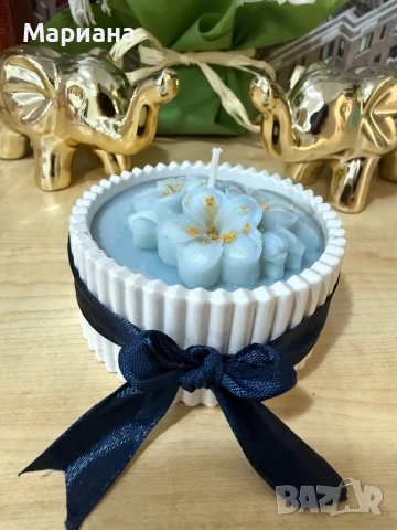 Ароматни свещи от соев восък , снимка 4 - Декорация - 53433374