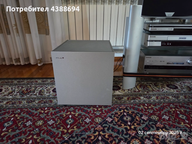 субуфер Jamo E 5SUB.2, център, тонколони, Panasonic DVD, Ресивър SA-HE75, снимка 3 - Ресийвъри, усилватели, смесителни пултове - 51989366