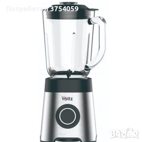 Блендер Oliver Voltz OV51162E 800W – Силна мощност, стъклена кана и надеждност за всеки ден, снимка 6 - Блендери - 53124830