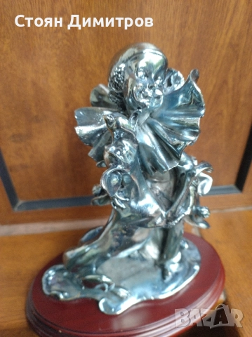 Прекрасна статуетка на клоун и куче,красота, височина 25см, тежи 980гр.ръчна работа , снимка 5 - Колекции - 52021296