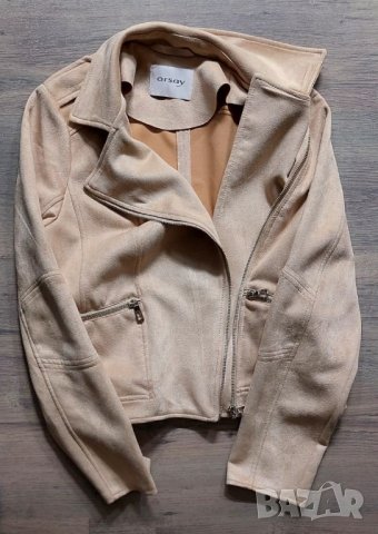 Дамско яке Orsay бежово, снимка 3 - Якета - 42505400