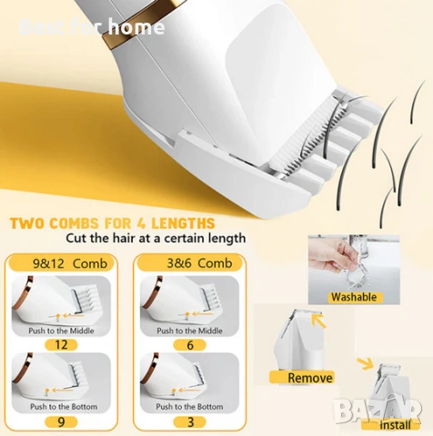 3-в-1 Електрическа бръсначка за брада с база | Подстригване, оформяне и грижа в едно устройство, снимка 4 - Друга електроника - 53755198