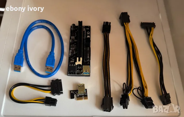 Mining cable extender кабели PCI разклонители екстендери
