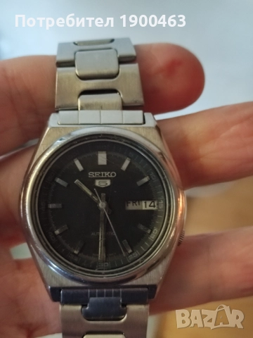Сейко 5 Автоматик.Работещ., снимка 4 - Мъжки - 52416366