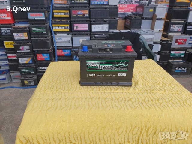 Акумулатор с ГАРАНЦИЯ GIGA WATT 60ah, снимка 1