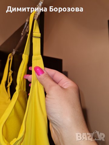 Жълт цял бански костюм , снимка 3 - Бански костюми - 41025522