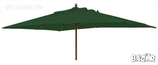 Огромен градински чадър правоъгълен - 2,7х2,5 /1,8х1,8/ м, снимка 6 - Къмпинг мебели - 52122550