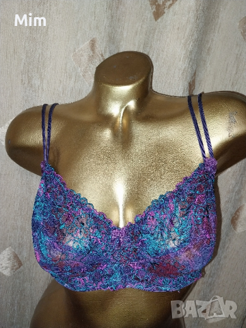 hunkemoller 80 C Дантелен сутиен с бродерия , снимка 4 - Бельо - 44756214