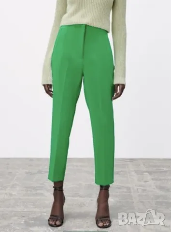Zara зелен панталон