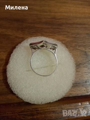 Сребърен пръстен , снимка 3 - Пръстени - 53164107