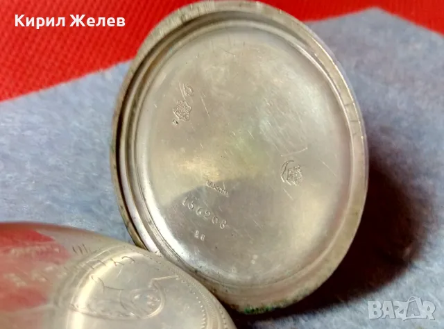 CYLINDRE 10 RUBIS Стар ШВЕЙЦАРСКИ СРЕБЪРЕН ДЖОБЕН ЧАСОВНИК СРЕБРО 800 с ПОЗЛАТЕНА ОРНАМЕНТИКА 48860, снимка 14 - Антикварни и старинни предмети - 48035057