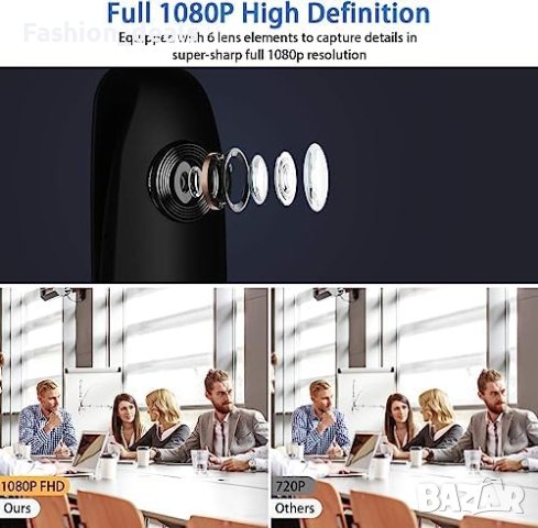 Нова Шпионска малка скрита камера 1080P FHD за Среща Аудиозапис + карта, снимка 2 - Други - 42107220