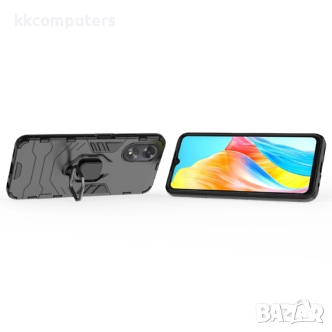 OPPO A38 4G Удароустойчив Ring Holder Калъф и Протектор, снимка 3 - Калъфи, кейсове - 52977572
