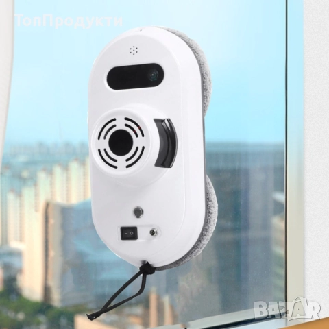 Робот за почистване на прозорци с дистанционно управление/ Материал: ABS пластмаса; Обхват на мощнос