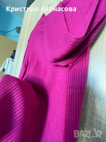 Блуза рипс циклам, снимка 2 - Блузи с дълъг ръкав и пуловери - 53056551