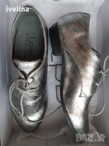 Нови сребристи обувки №36, снимка 2 - Дамски обувки на ток - 34052370