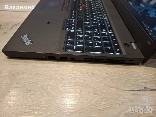 Lenovo Thinkpad T560-i5 6200u/8гб/250гб ссд/Подсветка, снимка 8 - Лаптопи за работа - 52421002