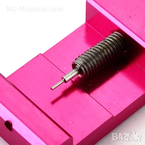 Професионален часовникарски инструмент за скъсяване на верижки на часовници пинове за часовникари, снимка 9 - Други инструменти - 50973821