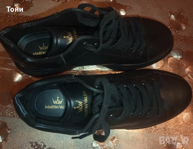 MARTIN VALEN Оригинал Нови Мъжки Обувки Изцяло от Естествена Кожа 44