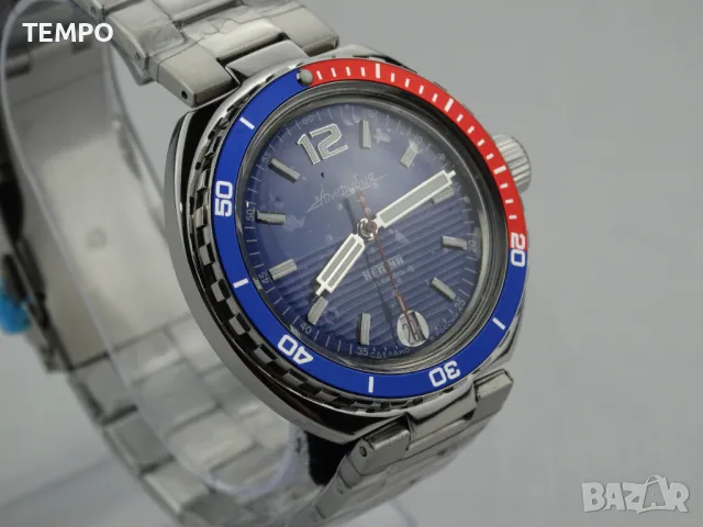 ВОСТОК АМФИБИЯ АВТОМАТИЧЕН ref: 960759 - “НЕПТУН”  , снимка 14 - Мъжки - 46930518