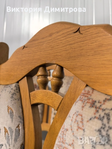 Комплект SAFIIRA - 4 трапезни стола , снимка 5 - Столове - 53625143