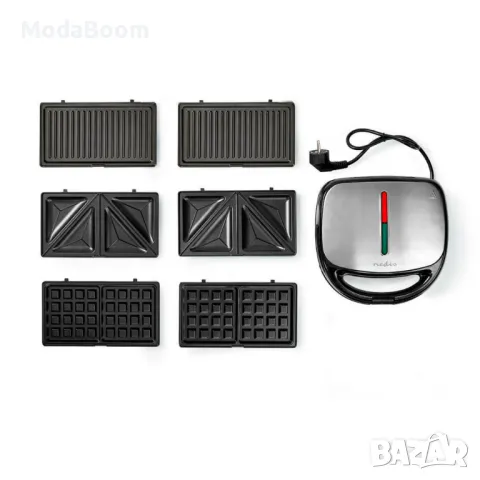 Мултигрил 3 в 1 - Сандвичи, тостер , вафли и грил скара за минути, снимка 9 - Други - 48876044