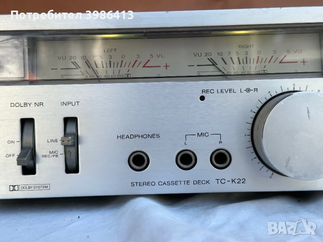 Дек SONY TC-K22, снимка 1