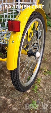 Намаление SUPER DEAL, отстъпки и подаръци Сгъваем Триколесен Велосипед 24 цола 7 скорости 3 спирачки, снимка 10 - Велосипеди - 41386486