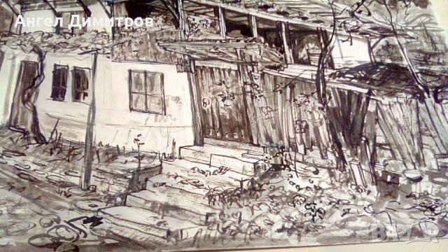 Ивелин Любенов картина акварел , снимка 4 - Картини - 38970617