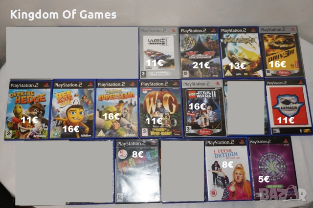 Игри за PS2 Sonic Heroes/LA RUSH/MX VS ATV/Shrek SuperSlam/Bee/Air Ranger/Driver/WRC 2/Lego/Mashed