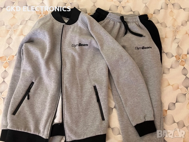 Памучен ватиран екип Gym Beam, снимка 2 - Спортни дрехи, екипи - 52118004